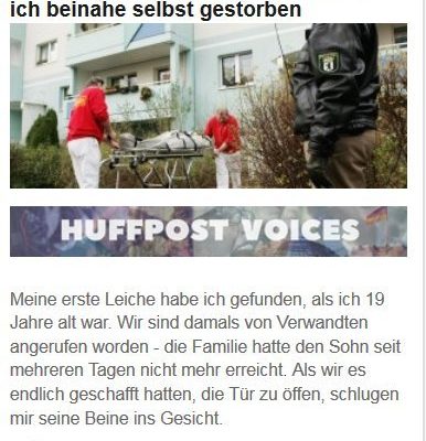 Huffington-100-Leichen-entdeckt-Todesschlosser-386x400 Die Huffington Post bringt Bericht über Michael Bübl und seine Arbeit als Todesschlosser