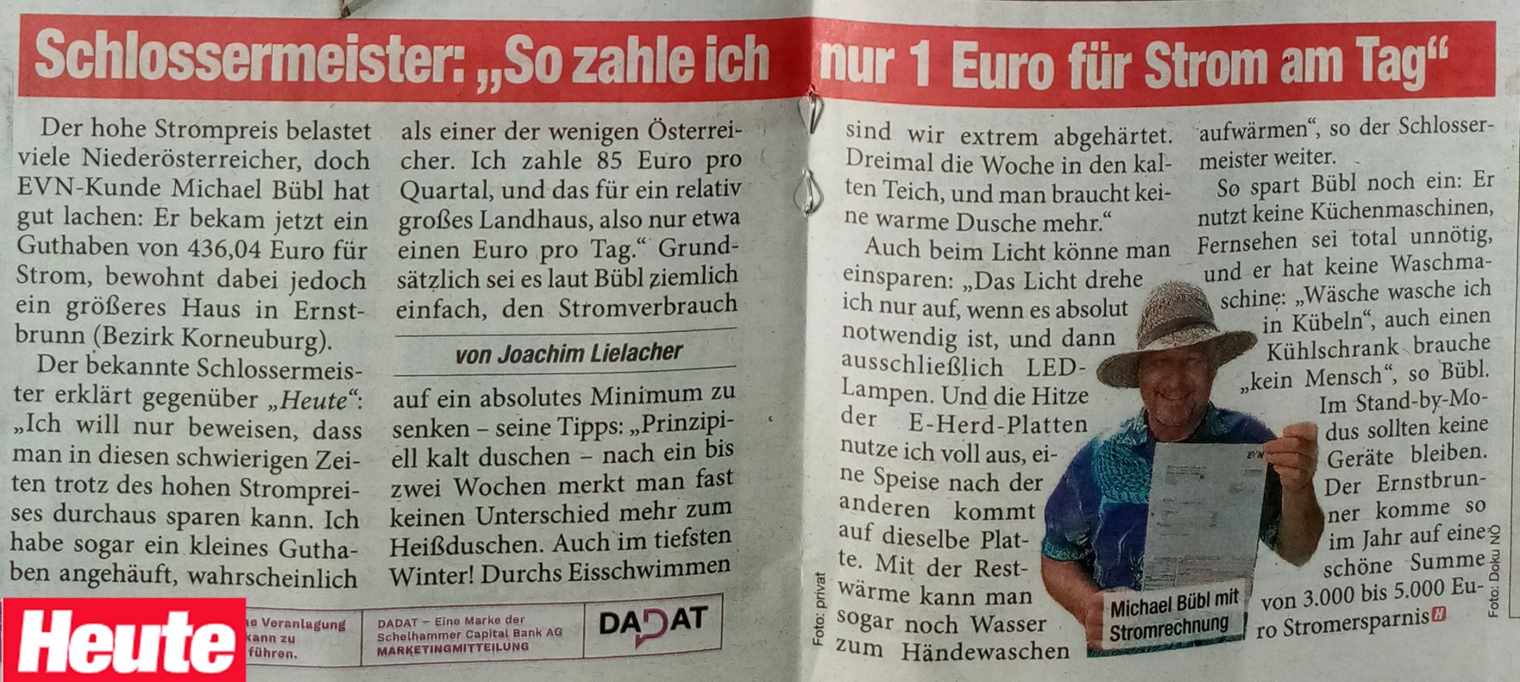 Stromsparen Michael Bübl gibt Stromspartipps für die HEUTE-Leser