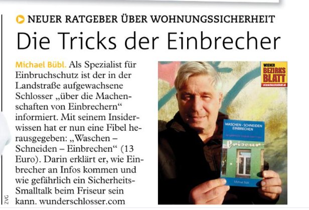 Wiener-Bezirksblatt-waschen-scheiden-einbrechen Wienerbezirksblatt bringt Artikel über Michael Bübl und Waschen Schneiden Einbrecher