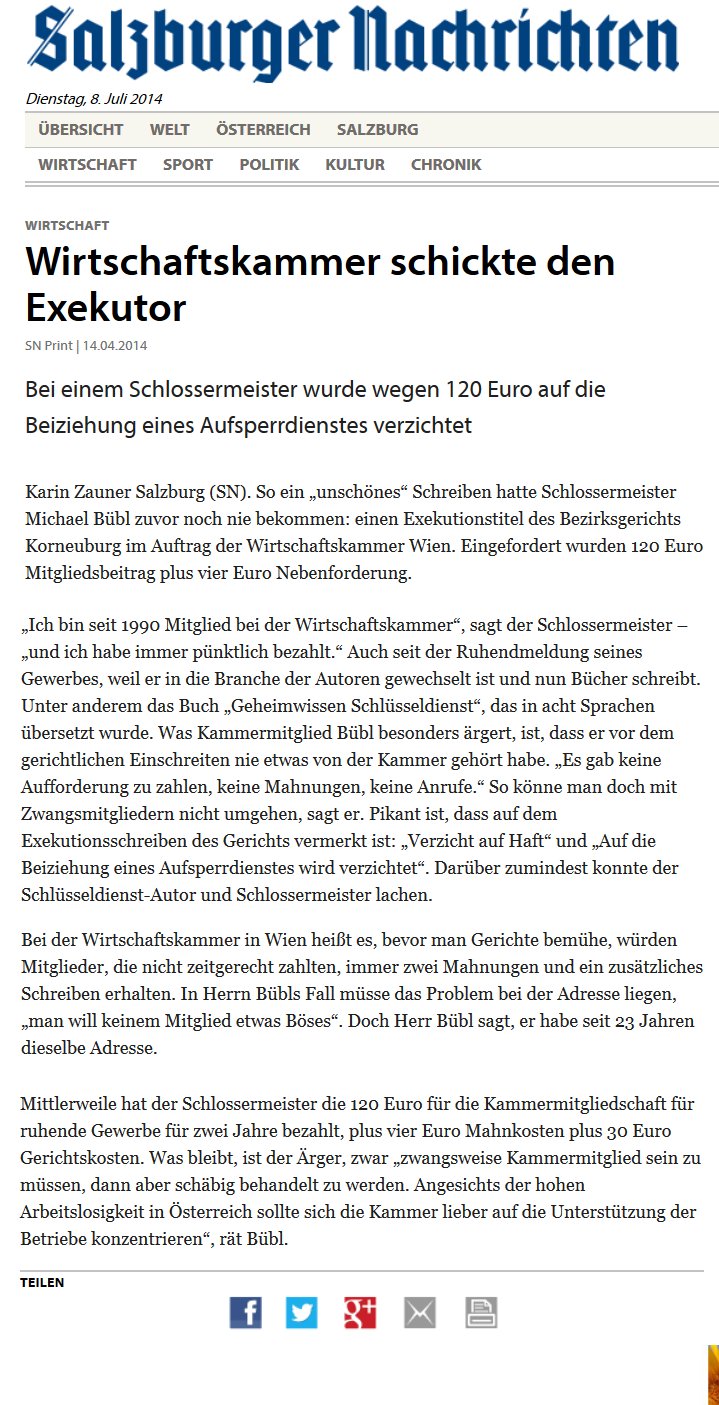 salzburger-nachrichten-exelutor Salzburger Nachrichten berichten online über die Exekution von Michael Bübl